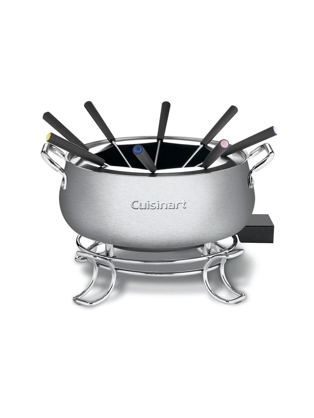 NEW Cuisinart Fondue Pot Set,  Stainless Steel Electric